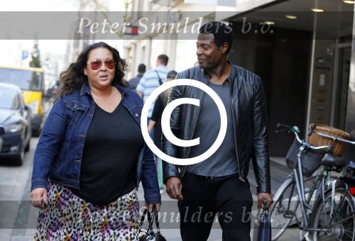 Amsterdam 10 april 2015
John Williams met vriendin op de pc hooftstraat