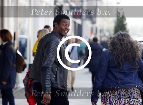 Amsterdam 10 april 2015
John Williams met vriendin op de pc hooftstraat