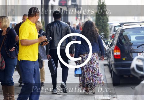 Amsterdam 10 april 2015
John Williams met vriendin op de pc hooftstraat