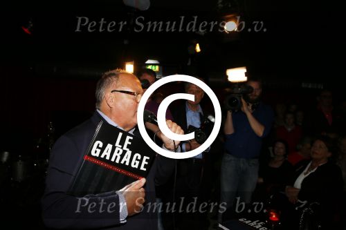 Amsterdam 11 april 2015  
Presentatie boek en 70e verjaardag van Joop Braakhekke bij le Garage. Zijn moeder van 104 jaar oud was aanwezig.