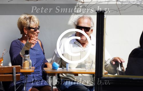 Amsterdam 23 en 24 april 2015
Puck Croiset (met kleindochter) en Jules Croiset op terras