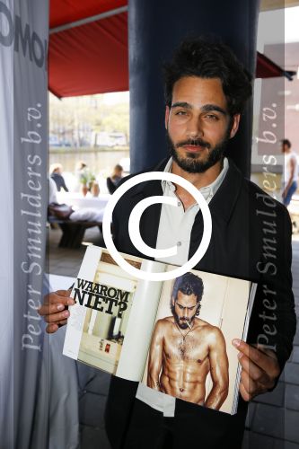 Amsterdam 20 april 2015
Linda de Mol presenteert de nieuwe l\'Homo met op de cover Rick Brandsteder. Kay Nambiar