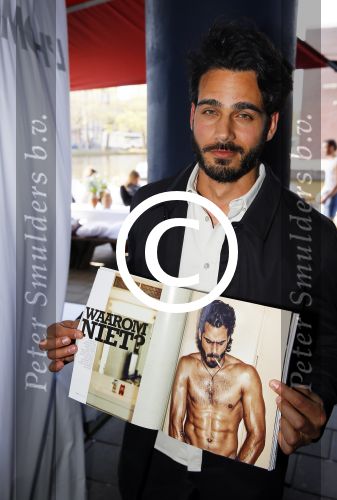 Amsterdam 20 april 2015
Linda de Mol presenteert de nieuwe l\'Homo met op de cover Rick Brandsteder. Kay Nambiar