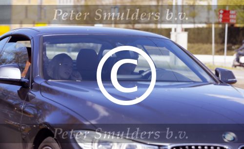 Amsterdam 30 april 2015  
Koen Verweij met (een) vriendin in zijn bmw cabrio en op straat
