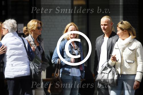 Amsterdam 30 april 2015  
Koen Verweij met (een) vriendin in zijn bmw cabrio en op straat