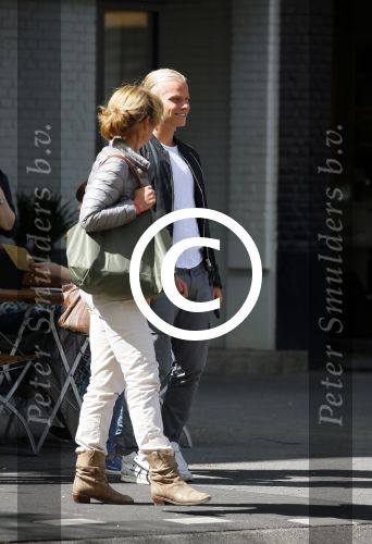 Amsterdam 30 april 2015  
Koen Verweij met (een) vriendin in zijn bmw cabrio en op straat