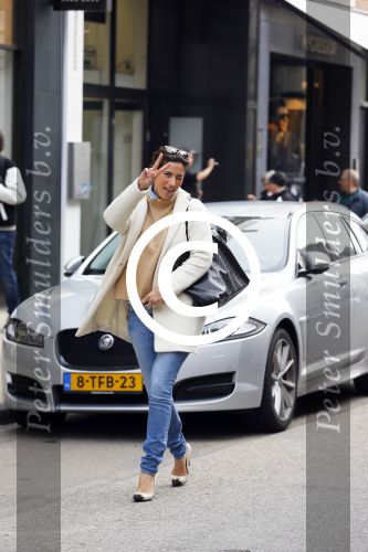 Amsterdam 8 april 2015
Kristina Bozilovic met haar jaguar op de pc hooftstraat