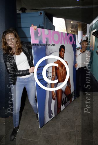 Amsterdam 20 april 2015
Linda de Mol presenteert de nieuwe l\'Homo met op de cover Rick Brandsteder.
