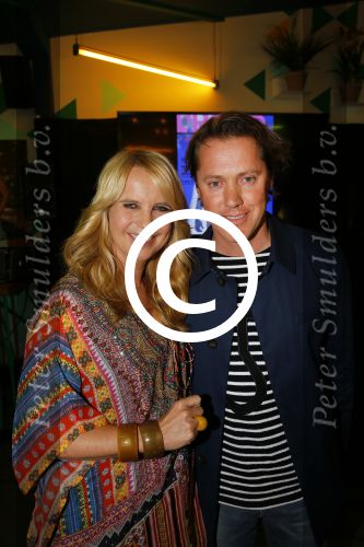 Amsterdam 20 april 2015
Linda de Mol presenteert de nieuwe l\'Homo met op de cover Rick Brandsteder. Linda met Jeroen Rietbergen