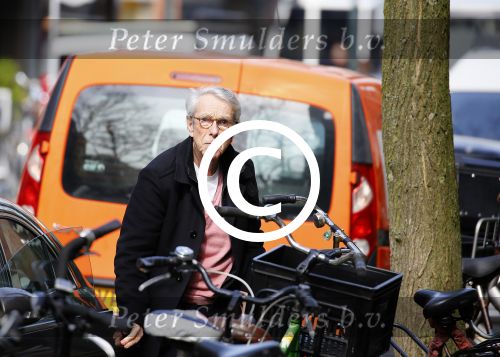 Amsterdam 7 april 2015
Louis v Dijk in de auto op de cornelis schuytstraat