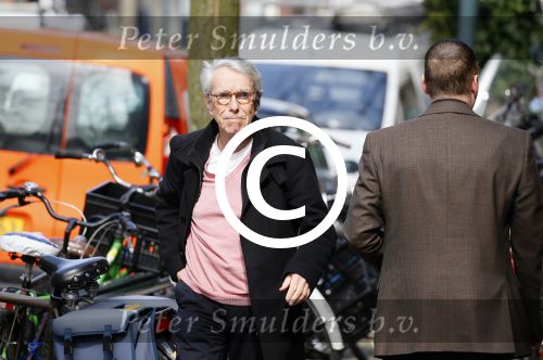 Amsterdam 7 april 2015
Louis v Dijk in de auto op de cornelis schuytstraat