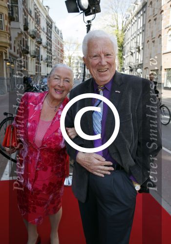 Amsterdam 12 april 2015
Premiere sunshine boys in het nieuwe de la mar theater.    Paul v Gorcum met vrouw