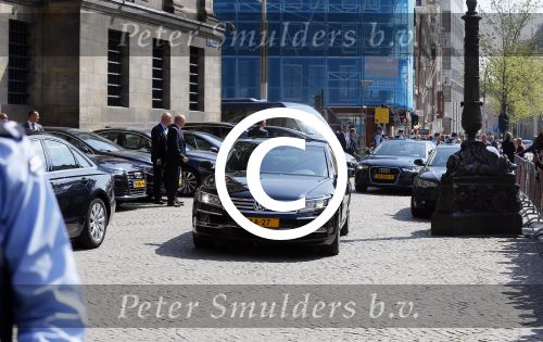 Amsterdam 23 april 2015  
Koning Willem Alexander viert zijn verjaardag in Paleis op de Dam. Pieter v Vollenhoven