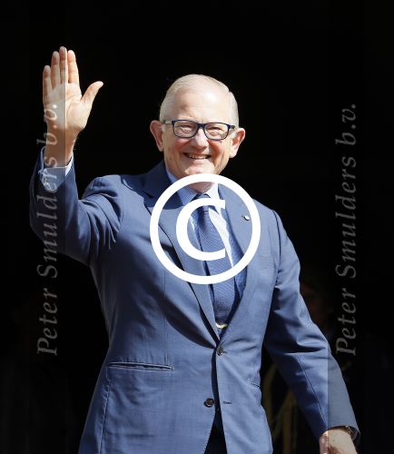 Amsterdam 23 april 2015  
Koning Willem Alexander viert zijn verjaardag in Paleis op de Dam. Pieter v Vollenhoven