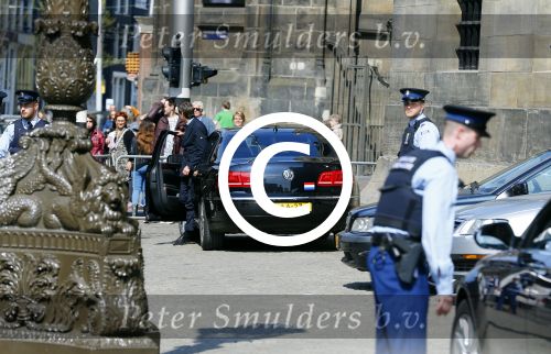 Amsterdam 23 april 2015  
Koning Willem Alexander viert zijn verjaardag in Paleis op de Dam. Pieter v Vollenhoven