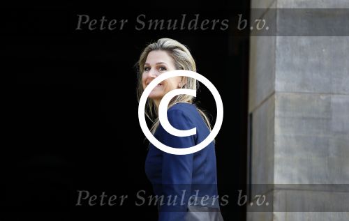 Amsterdam 23 april 2015  
Koning Willem Alexander viert zijn verjaardag in Paleis op de Dam.
Koning Maxima