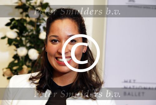 Amsterdam 10 april 2015    
Premiere Nationaal Ballet in de stopera. Ranomi Kromowidjojo met een kennis