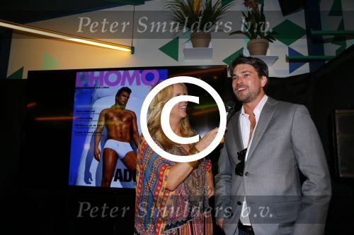 Amsterdam 20 april 2015
Linda de Mol presenteert de nieuwe l\'Homo met op de cover Rick Brandsteder.