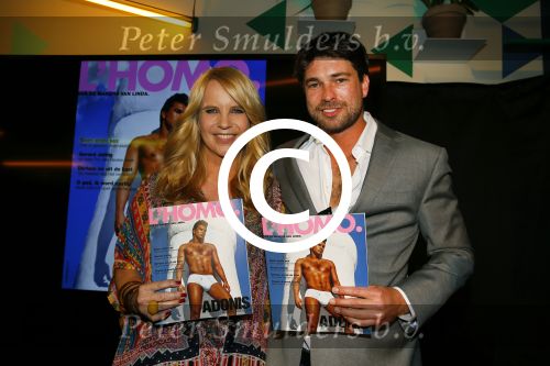 Amsterdam 20 april 2015
Linda de Mol presenteert de nieuwe l\'Homo met op de cover Rick Brandsteder.