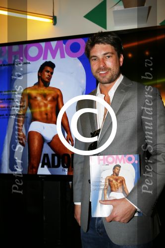 Amsterdam 20 april 2015
Linda de Mol presenteert de nieuwe l\'Homo met op de cover Rick Brandsteder.