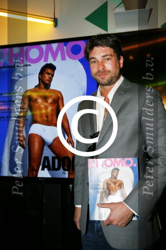 Amsterdam 20 april 2015
Linda de Mol presenteert de nieuwe l\'Homo met op de cover Rick Brandsteder.