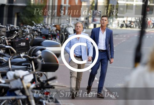 Amsterdam 12 april 2015
Premiere sunshine boys in het nieuwe de la mar theater. Roel Vente met partner