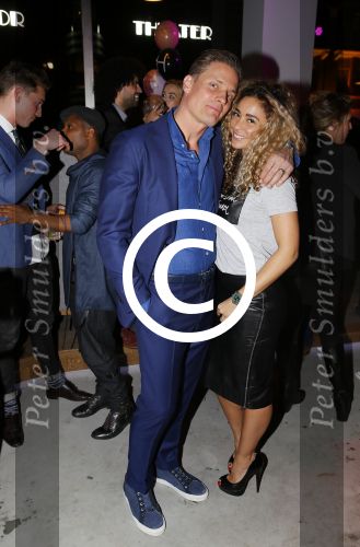Rotterdam 9 april 2015
)pening van de nieuwe zaak waar Winston Post de manager is in het Hilton Hotel. De zaak heet Hugh
Winston Post en Fajah Lourens