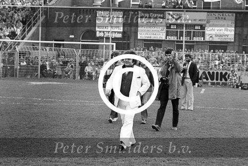 Rotterdam 1981 Sparta stadion.
Optreden Scott Fitzgerald en Andre Hazes
Ton den Haan fotograaf