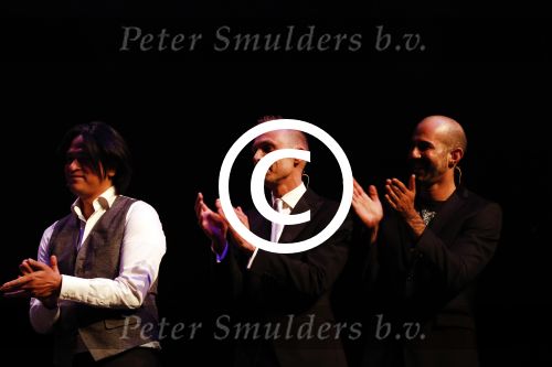 Amsterdam 17 mei 2016 
Surprise feestje voor Frank Sanders voor zijn 70e verjaardag in de kleine komedie. Christian Seykens