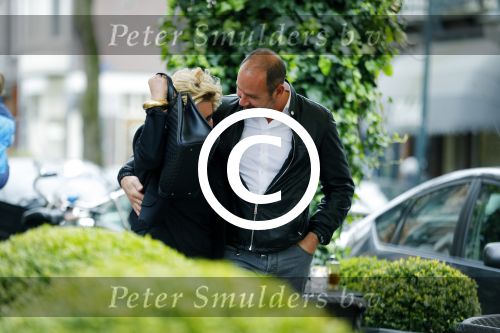 Amsterdam 22 april 2016 
Connie Breukhoven met vriend Eugene v Dun op de cornelis schuytstraat