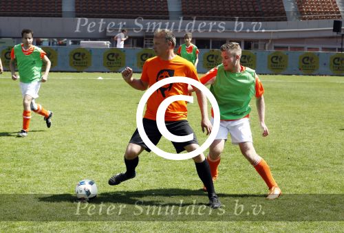 Amsterdam 13 mei 2016
Sportdag van de Johan Cruijff foundation in het olymoisch stadion met oa Johnny Heitinga Dennis Bergkamp Peter Heerschop Vigo Waas Sjaak Swart Kenneth Perez Evelyne de Bruin en Raoul Heertje.
