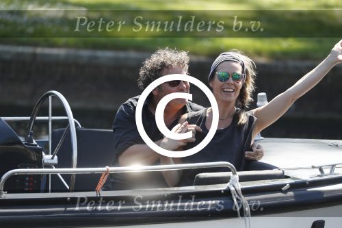 Amsterdam 9 mei 2016 
Dirk en Suus Zeelenberg eerst lunchen bij de harbour club en daarna varen door de grachten met hun boot/sloep