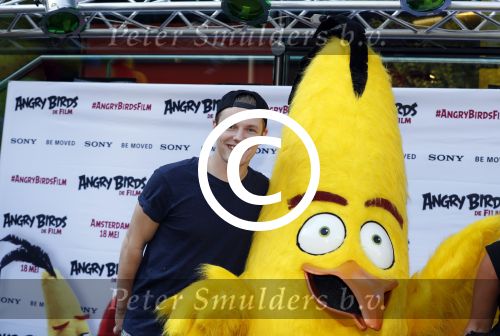 Amsterdam 7 mei 2016
Premiere Angry birds in pathe arena met oa de nederlandse stemmencast , Enzo Knol Ruben Nicolai Murth Mossel Eddy Zoe en Robin Martens.