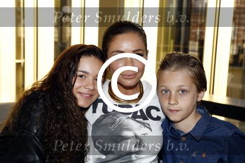 Amsterdam 21 april 2016 
Boek presentatie Fajah Lourens in het W hotel.  Fajah met haar kinderen
