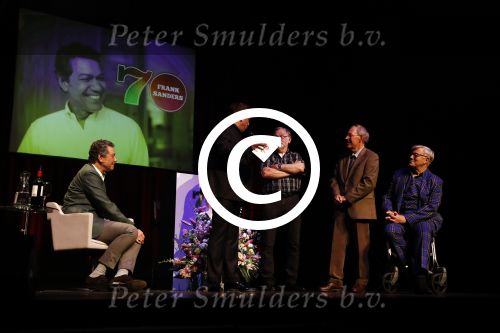 Amsterdam 17 mei 2016 
Surprise feestje voor Frank Sanders voor zijn 70e verjaardag in de kleine komedie.