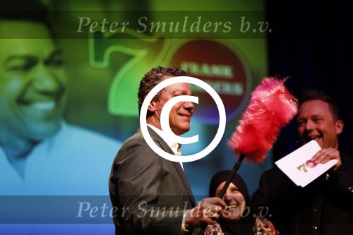Amsterdam 17 mei 2016 
Surprise feestje voor Frank Sanders voor zijn 70e verjaardag in de kleine komedie.