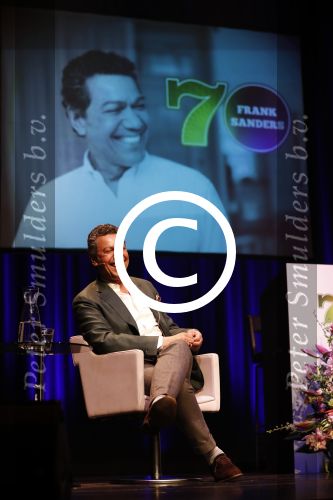 Amsterdam 17 mei 2016 
Surprise feestje voor Frank Sanders voor zijn 70e verjaardag in de kleine komedie. Richard Groenendijk