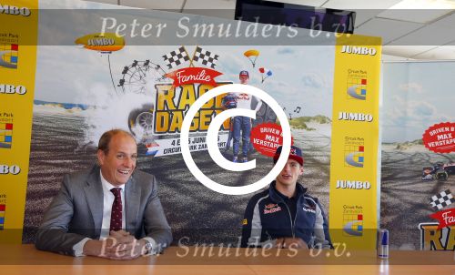 Zandvoort 20 april 2016
Persconferentie Max Verstapen ivm race event ism met Circuitpark Zandvoort en Jumbo.
Prins Bernhard Junior Jos Verstappen en Frits v Eerd waren aanwezig.