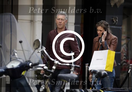 Amsterdam 23 april 2016 
Hajo Bruins met zijn vriendin Linde v d Heuvel.