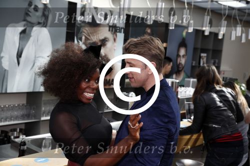 Amsterdam 18 april 2016 
Presentatie Linda man met Waldemar Torenstra op de cover. De presentatie is op het dakterras van de Bijenkorf. Imanuelle Grives