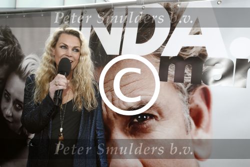 Amsterdam 18 april 2016 
Presentatie Linda man met Waldemar Torenstra op de cover. De presentatie is op het dakterras van de Bijenkorf.  hoofdredacteur LINDA, Jildou van der Bijl en hoofdredacteur LINDA man Iebele van der Meulen tijdens de lancering van LINDA.man