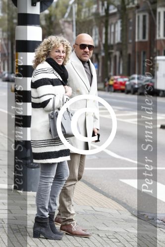 Amsterdam 16 april 2016 
John v d Heuvel met zijn vrouw in Amsterdam zuid.