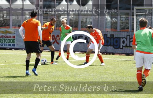 Amsterdam 13 mei 2016
Sportdag van de Johan Cruijff foundation in het olymoisch stadion met oa Johnny Heitinga Dennis Bergkamp Peter Heerschop Vigo Waas Sjaak Swart Kenneth Perez Evelyne de Bruin en Raoul Heertje.