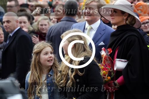Zwolle 27 april 2016
Koningsdag in Zwolle met Koning Willem Alexander Koningin Maxima Prinses Amalia Ariane Alexia Prins Constantijn Prinses Laurentien Prins Maurits Prinses Marilene Prins Bernhard Prinses Annette Prins Pieter Christiaan Prinses Anita Prins Floris en Prinses Aimee.