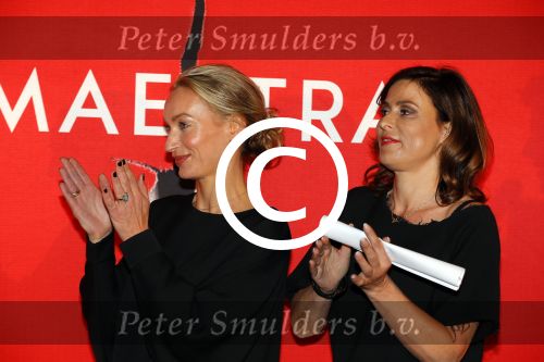 Amsterdam 22 april 2016 
Boekpresentatie Maestra met  Heleen van Royen, schrijfster Lisa Hilton en Halina Reijn.