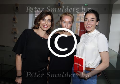 Amsterdam 22 april 2016 
Boekpresentatie Maestra met  Heleen van Royen, schrijfster Lisa Hilton en Halina Reijn.