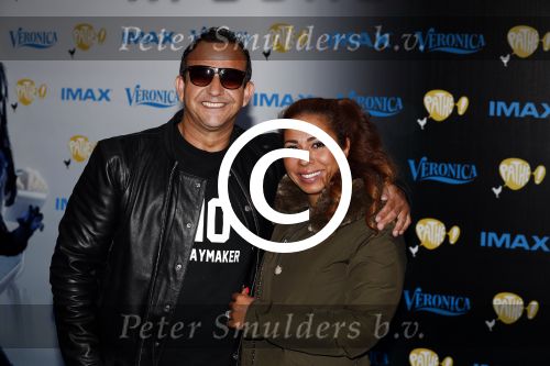 Amsterdam 18 mei 2016
Premiere X men in pathe arena. najib Amhali met vrouw Niama