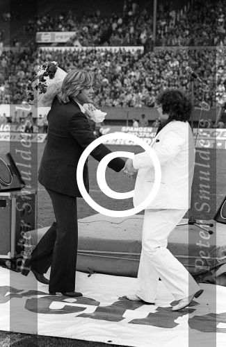 Rotterdam 1981 Sparta stadion.
Optreden Scott Fitzgerald en Andre Hazes
