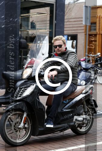 Amsterdam 16 april 2016
Wesly Bronkhorst op zijn scooter op de PC hooftstraat
