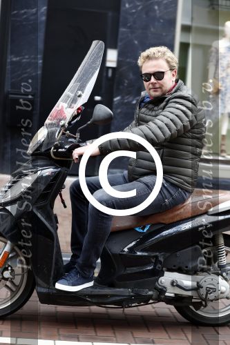 Amsterdam 16 april 2016
Wesly Bronkhorst op zijn scooter op de PC hooftstraat